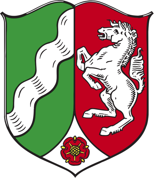 Coat of arms of North Rhine-Westphalia